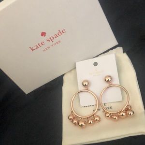 Kate Spade Rose gold earrings
